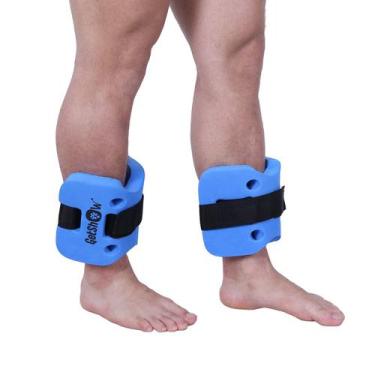 Imagem de Caneleira Hidroginástica Aquática em EVA Getshow 1 Par, Azul