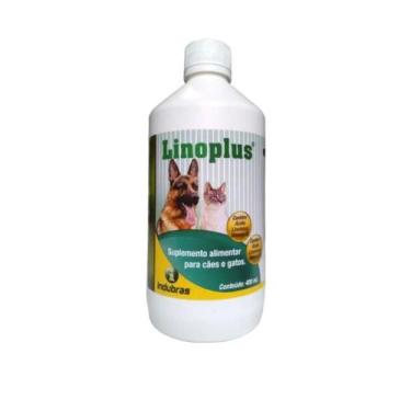 Imagem de Vitamina para cães e gatos linoplus  indubras 400ml 1 un