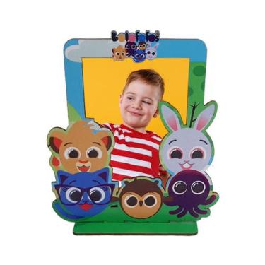 Imagem de Porta Retrato Vertical Infantil 15x10 Kit 50un Mdf Madeira Adesivado -