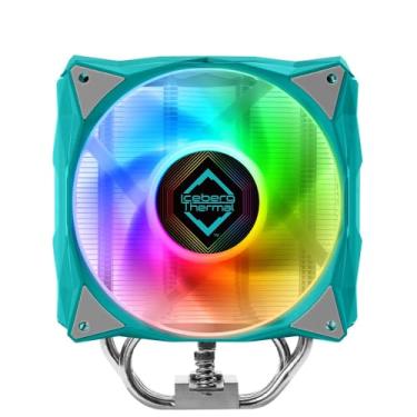 Imagem de Cooler para processador Iceberg IceSleet G4 OC Azul Petróleo ARGB