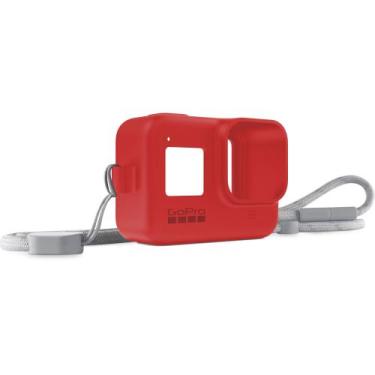 Imagem de Capa Silicone GoPro Hero 8 + Cordão Ajustável - Sleeve + Lanyard,  Ver
