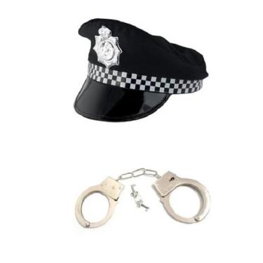 Imagem de Fantasia Policial Carnaval Festas Eventos - 2 Peças - CM Presentes e F