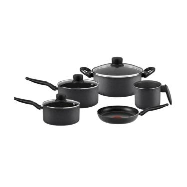 Imagem de Jogo de Panelas Rochedo Robusta Grafite 5 Peças