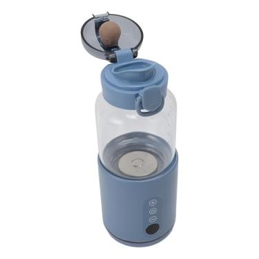 Imagem de Aquecedor de Leite Portátil, Aquecedor de água e Mamadeira Sem Fio de 300ML, Aquecimento Rápido, Mamadeira Isolada Em Aço Inoxidável Recarregável por USB para Hotel de Carro de