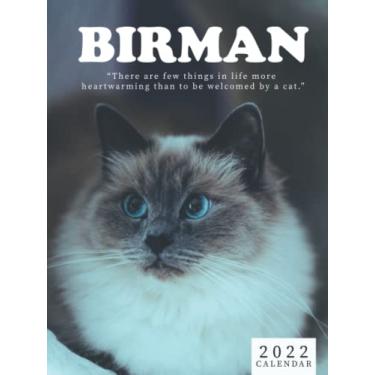 Imagem de Birman 2022 Calendar: 12-month Calendar 2022 from Jan 2022 to Dec 2022 in mini size 8x6 inch