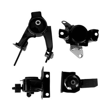 Imagem de YOMALL Kit de montagem de motor e transmissão 4 peças compatíveis com Corolla 1.8L 2003 2004 2005 2006 2007 2008 Substituir # A4218, A4219, A4221, A4230