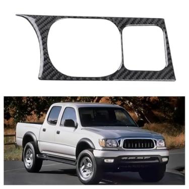 Imagem de IKUESM Compatible with Toyota Tacuma (Special Edition) 2001 2002 2003 2004 Black/Red Carbon Fiber Keyhole Ignition Switch Sticker 1 pc/set(Black)