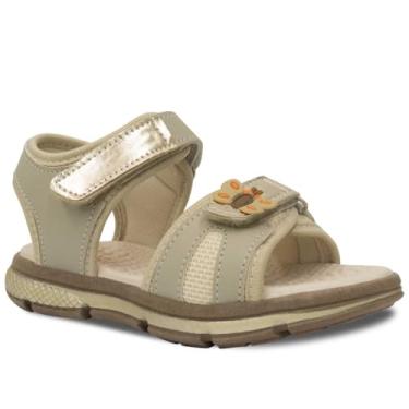 Imagem de Sandalia Papete Infantil Nº 22 Ao 27 Feminina Menina Moda Casual Calce Facil Escolar 15.24i (Bege, BR, Criança de 1 a 3 anos, Numérico, 25)