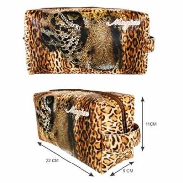 Imagem de Necessaire Selva Feminina Onça, Magicc-Feminino