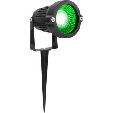 Imagem de Espeto jardim luminária de led 5w cob verde - CBC