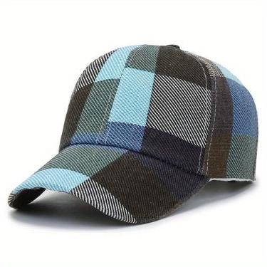 Imagem de Boné de beisebol com bloco de cores, chapéus masculinos, presentes par