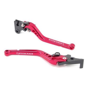 Imagem de Manete Esportivo Longo Stark Yamaha Ybr Factor 125 Lona - Stark Race, 