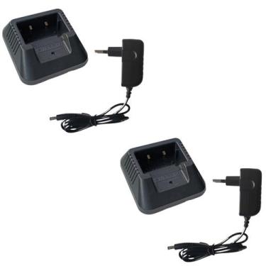 Imagem de Kit 2 Bases com Fonte uv-5r Baofeng  - Lellis Rocha