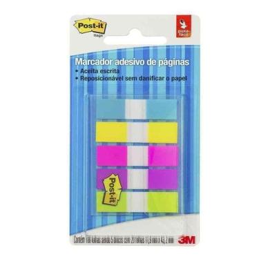 Imagem de Post-it Flags Neon 5 Cores 100 Folhas