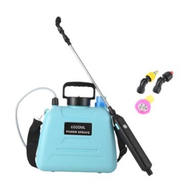 Imagem de ＡＷＨＡＯ Pulverizador elétrico de jardim, pulverizador de água recarregável com bocais de névoa pulverizador de pátio de ervas daninhas para lavagem de carros, 6.5l Blue 26x30cm