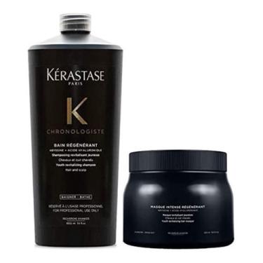 Imagem de Kit Chronologiste Régénérant Shampoo 1l + Máscara 500gr Keras
