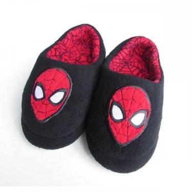 Imagem de Pantufa Maria Emilia Homem Aranha Spider Gwen Infantil, Preto, 29/30
