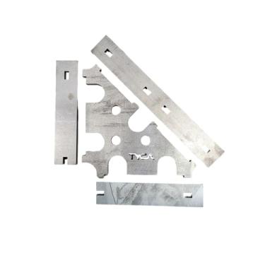 Imagem de Praça de soldagem DIY, corte a laser 1/10.2 cm placa de aço, precisa (8x8 Sq 90)