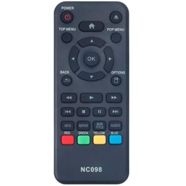 Imagem de Allimity Substituição do controle remoto NC098 para leitor de DVD Philips Disc NC098UL BDP1502/F7 BDP1502F7