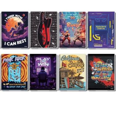 Imagem de Caderno Espiral Capa Dura 1 Matéria - 80 Folhas - My Collection Mascul