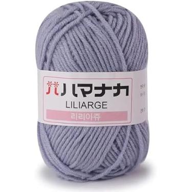 Imagem de 25g Soft Milk Cotton Knitting Yarn Anti-pilling Knitting 4ply Cotton Yarn Para Crochê Cachecol Camisola Chapéu Boneca Artesanato, 31