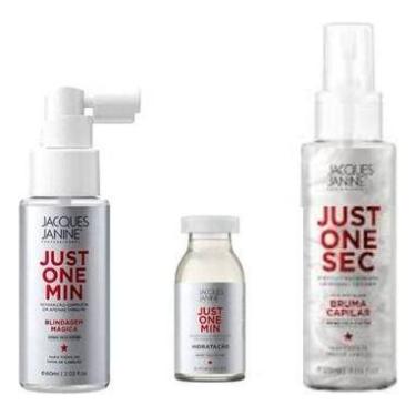 Imagem de Kit Jacques Janine Just On Blindagem, Ampola E Bruma Capilar