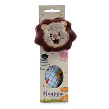 Imagem de Naninha De Bichinhos Para Bebe em Vários Modelos (Leão Marrom)