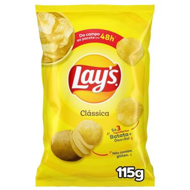 Imagem de Batata Frita Lisa Clássica Lay's 115g