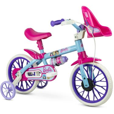 Imagem de Bicicleta da Barbie Aro 12 Infantil Nathor
