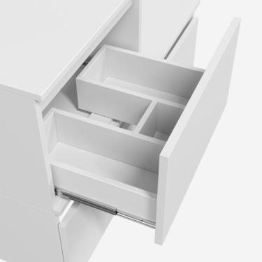 Imagem de Gabinete 3 Gavetas 90cm Florença Darabas Agardi Branco