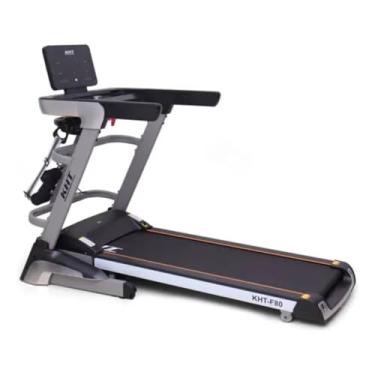 Imagem de Esteira Elétrica Profissional Dobrável com Inclinação Elétrica, Massageador Integrado, 3.5HP, 18km/h, Suporta até 150kg