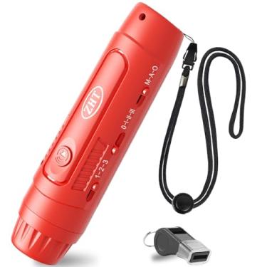 Imagem de ZHT Apito eletrônico para treinadores, árbitros, professores - 3 tons e 3 de alto volume, alimentado por bateria com cordão - Apito esportivo alto para futebol de vôlei, acampamento ao ar livre