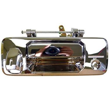 Imagem de PT Auto Warehouse TO-3954M-TGC – Alça de porta traseira, cromada – com orifício de câmera