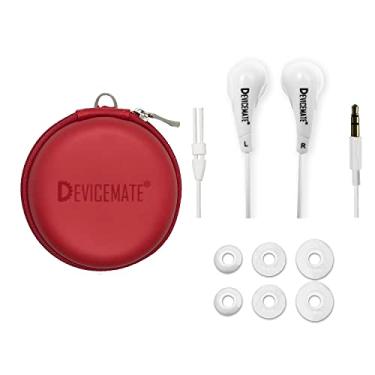 Imagem de Fones de ouvido intra-auriculares duráveis com fio para fones de ouvido - Melhores fones de ouvido para celular, smartphone, tablet, MP4, CD, DVD, notebook, notebook. Capa para fone de ouvido. Dispositivo SD 255, Buccaneer Red