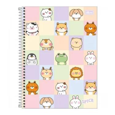 Imagem de Caderno Espiral Capa Dura Universitário 1 Matéria Spice Feminino 80 Folhas Tilibra Estampa 5