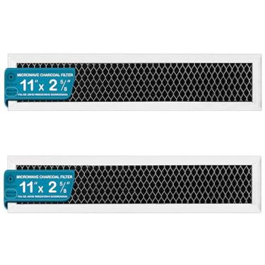 Imagem de Substituição do filtro de carvão para micro-ondas GE WB02X10943 JX81D (pacote com 2) – Compatível com modelos GE, Whirlpool, LG