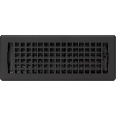 Imagem de Decor Grates LTH412-BLK Registro de Piso de Treliça, 10 x 30 cm, preto, 9,5 metros quadrados