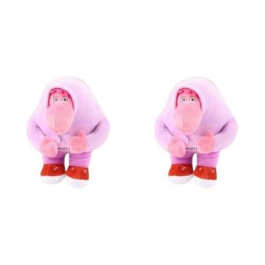 Imagem de Pelúcia inside out 2 Boneca Ansiedade Alegria Medo Raiva Desgosto Tris