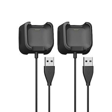 Imagem de Sinoacc Carregador Para Fitbit Versa 1/Lite/Versa Se Cabo De Carregamento Substituição Versa, Se, Lite Smart Watch (3,3 Pés/1 M) Pacote Com 2