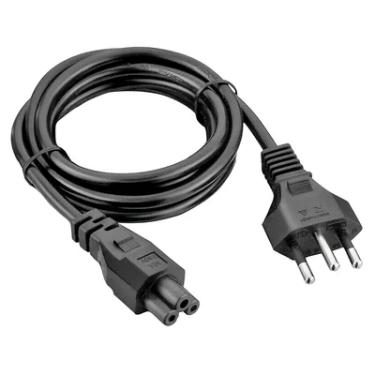 Imagem de Cabo De Força Notebook Tripolar 3 Amperes De 1,50 Mts