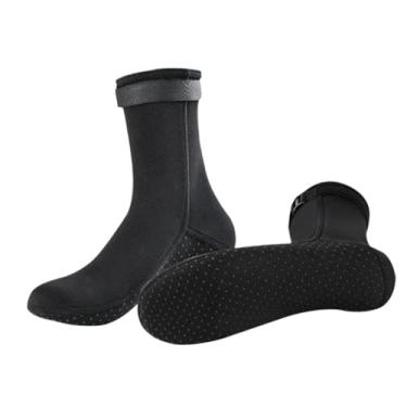 Imagem de YIJU Meias de mergulho de neoprene para natação, esportes aquáticos, meias elásticas para roupa de mergulho, botas aquáticas para surf, caiaque, remo e, 41 42