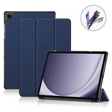 Imagem de Capa Couro + Caneta Touch Para Tablet Samsung A9+ 11 X210