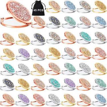 Imagem de Maquiagem de bolso dobrável Compact Mirror Cindeer 45 unidades