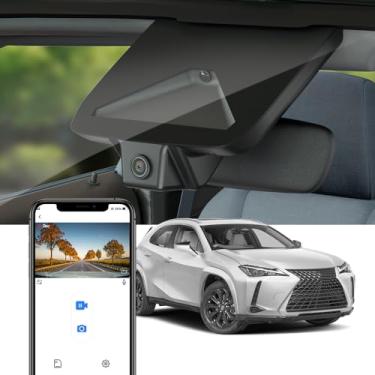 Imagem de Fitcamx 4K Dash Cam Adequada para 2025 Lexus UX 300h Premium F Sport Handling Design (HD2-1882), OEM Aparência, UHD 2160P Vídeo, WiFi & APP, Loop Gravação, G-Sensor, Plug & Play, 64GB Cartão