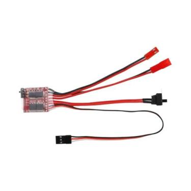 Imagem de Controlador De Velocidade Do Motor ESC 30A Com Freio De Avanço E Ré Pa