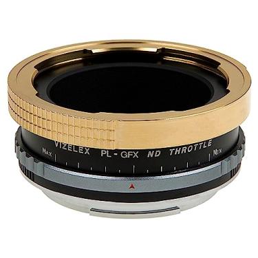 Imagem de Adaptador de montagem de lente de acelerador Vizelex ND - Compatível com lentes de montagem Arri PL (bloqueio positivo) para câmeras mirrorless Fuji G-Mount (GFX) com filtro ND variável integrado