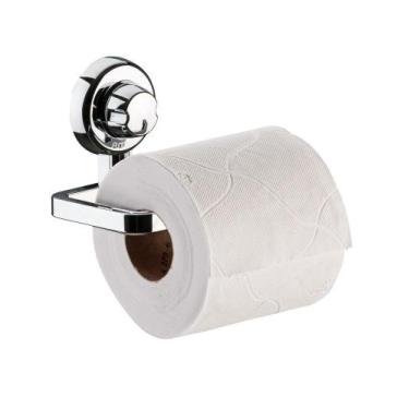 Imagem de Suporte Papel Higiênico De Parede Com Ventosa Abs Cromado - 405cr Futu