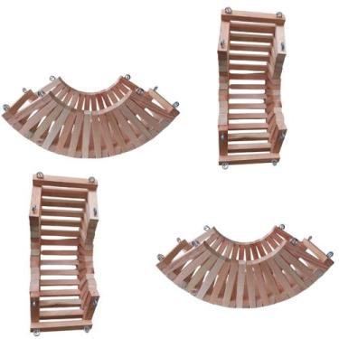 Imagem de Cachepot de Madeira Rustico Cesto Para Plantas E Orquideas - Orquiflor