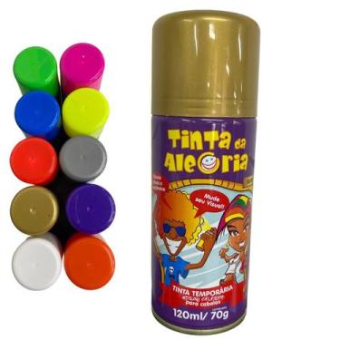 Imagem de Spray de cabelo tinta da alegria, Dourado