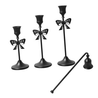 Imagem de Ｂｅｓｇａ 3 peças porta-velas decoração de natal candelabro suporte de velas para natal